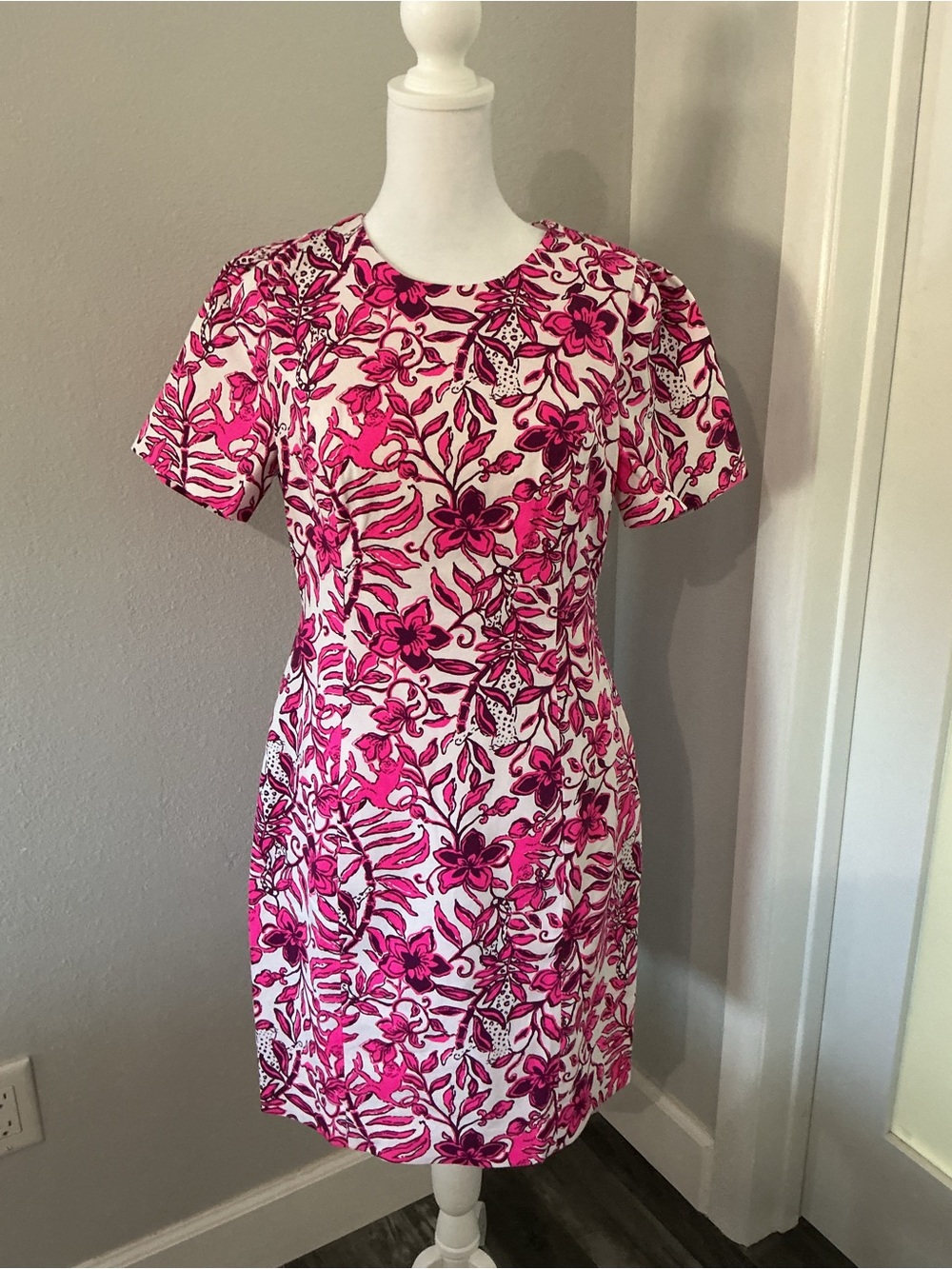 NWT Lilly Pulitzer Mila Stretch Shift Dress Elderflower Blossom Size 2